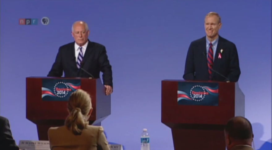 Pat Quinn and Bruce Rauner