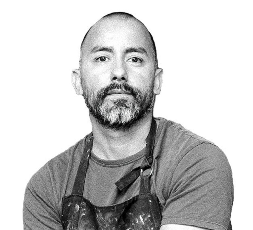 Recent MacArthur Foundation grant recipient and San Antonio artist Vincent Valdez