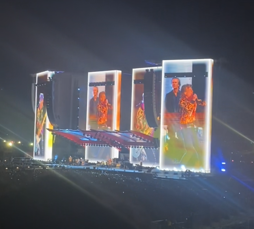 Rolling Stones performing at Circuit of the Americas