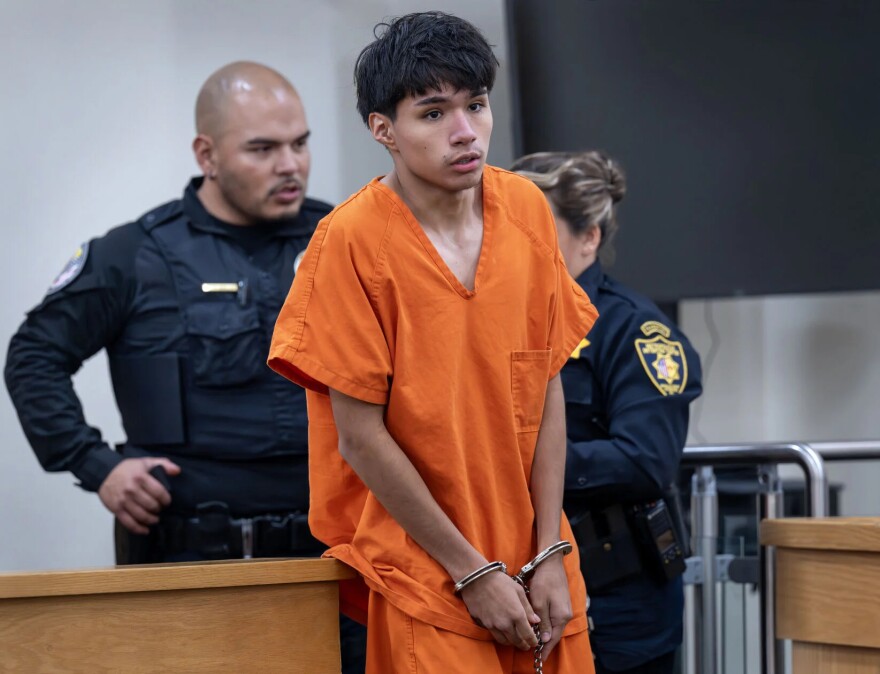 Zion Miera was ordered Wednesday to stay in custody until his trial for his role in the July 25 shooting death of his brother at a University of New Mexico dorm room.