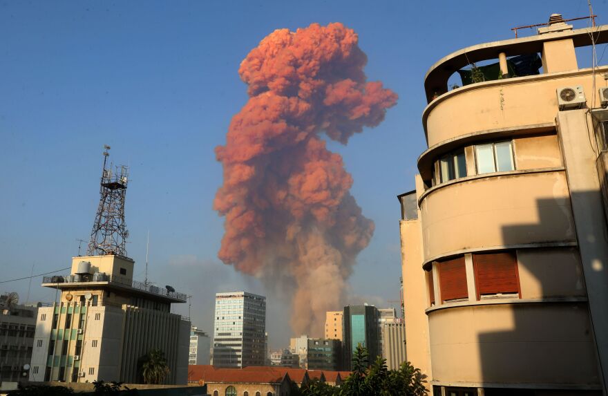 A large explosion rocked the Lebanese capital of Beirut on Tuesday. The blast, which rattled entire buildings and broke glass, was felt in several parts of the city.