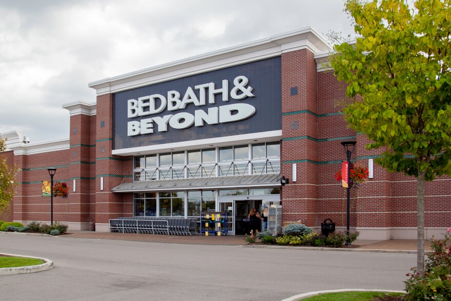 This stock image shows the exterior of a Bed Bath & Beyond store in Buffalo, New York.