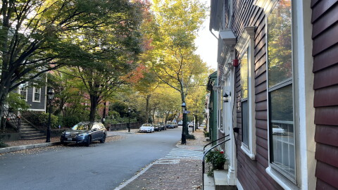 "A Walking Tour of Poe's Providence" begins at the John Reynolds House on Benefit Street where Poe first saw Sarah Helen Whitman in 1845. Credit: James Baumgartner/Ocean State Media