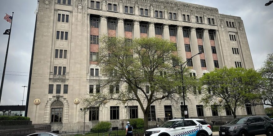 The Cook County Courthouse in Chicago.