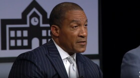 Former Norfolk Police Chief Larry Boone speaks at a 2022 panel on school safety hosted by WHRO, WTKR and iHeart Media. (Courtesy of WTKR)