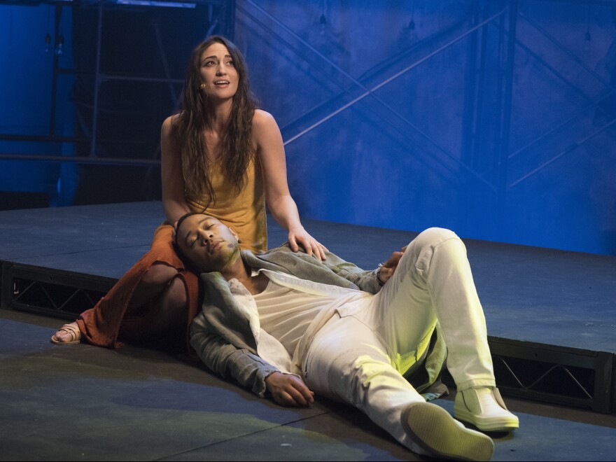 Sara Bareilles stars alongside John Legend as Mary Magdalene, who falls in love with Jesus Christ in the musical.