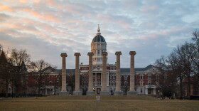 Jesse Hall and the columns