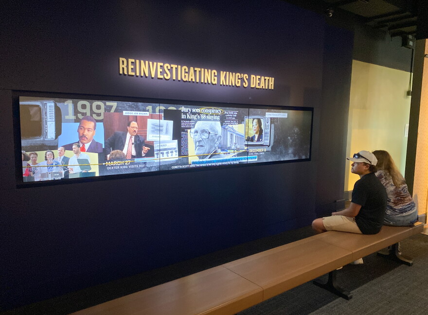 The exhibit on Dr. King's assassination has been updated.