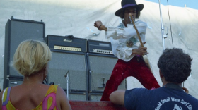 Jimi Hendrix at Miami Pop Festival May 18, 1968.