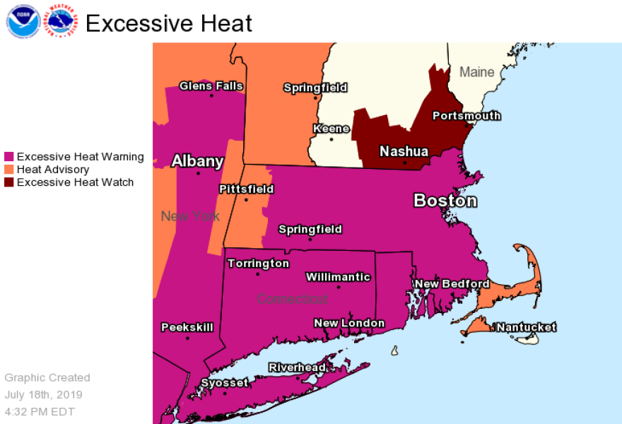 A heat wave is set to hit the region, according to forecasters.