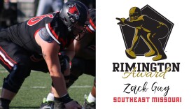 Zack Gieg Wins Rimington Award