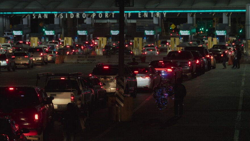 A view of the San Ysidro Port of Entry from the HBO documentary “Critical Incident.”