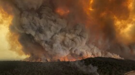 Doctors are warning that the current unprecedented fire season in Australia is having serious impacts on public health. (Glen Morey/AP)