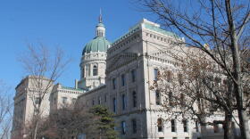 The Indiana Statehouse.