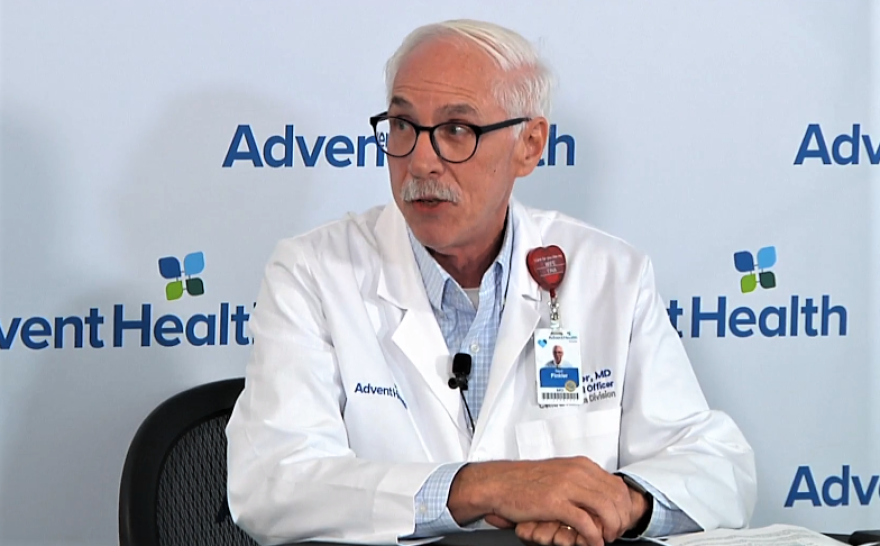  The COVID pandemic "has really become a tale of two cities. You’ve got the vaccinated and unvaccinated” says Dr. Neil Finkler, chief clinical officer for AdventHealth's seven-county Central Florida Division.
