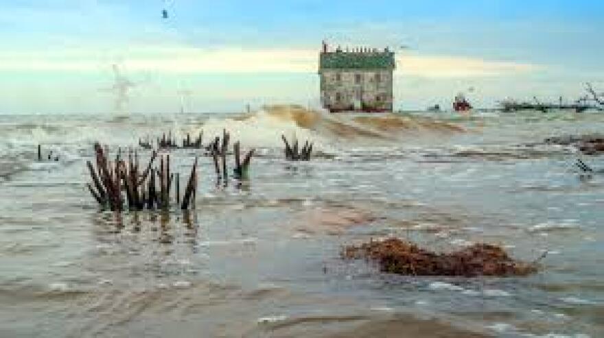 Rising sea levels and sinking land present a crisis for waterside communities around the Chesapeake Bay.