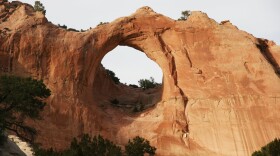 Window Rock on the Navajo Nation