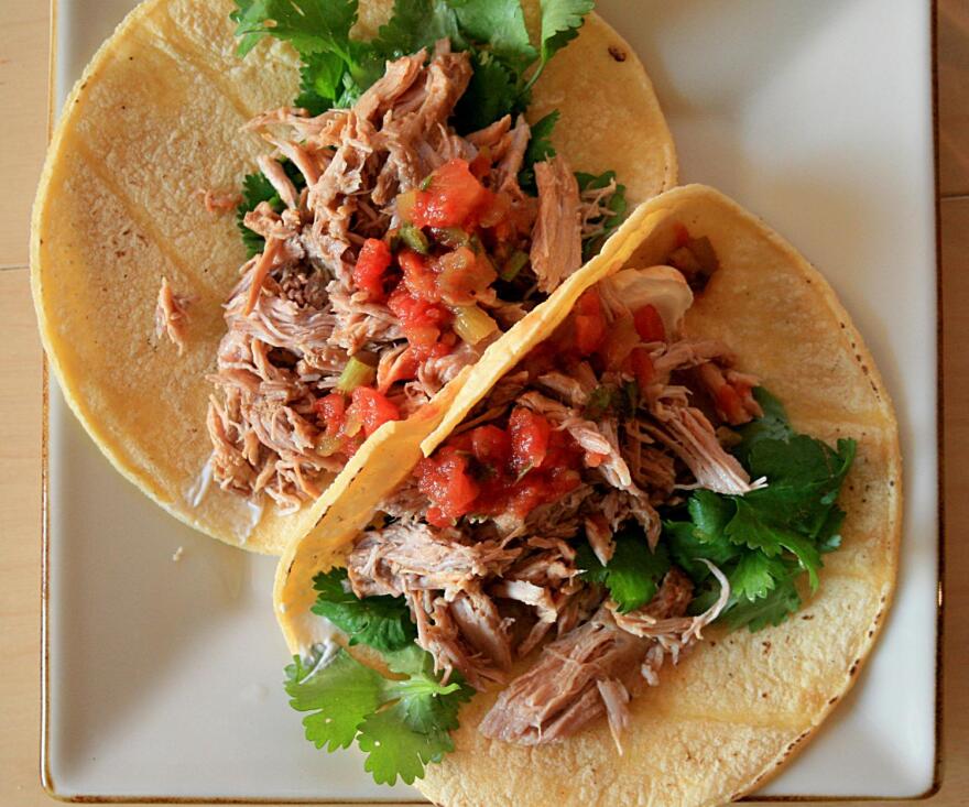 No pork, no carnitas tacos!