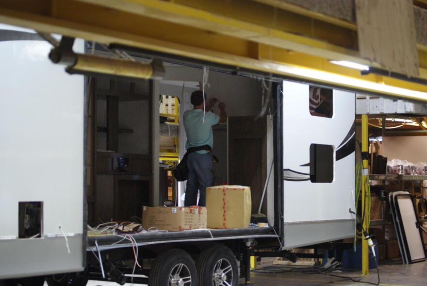 The Recreational Vehicle Industry Association says there was a roughly 4 percent increase in the number of RVs produced in 2020 compared to 2019.