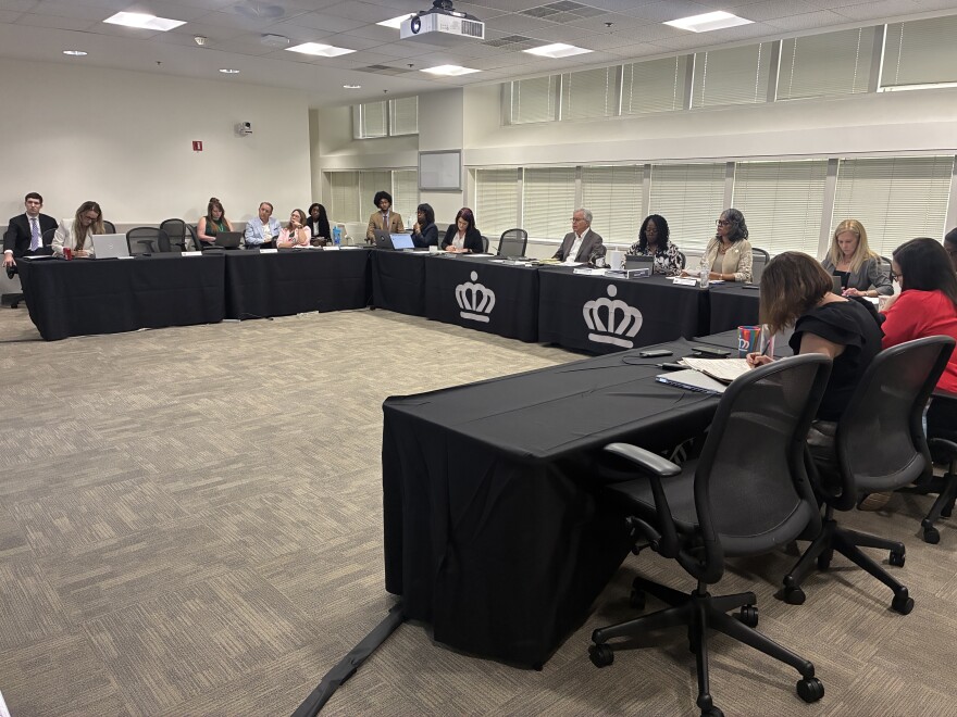 City council informational meeting regarding data center moratorium.