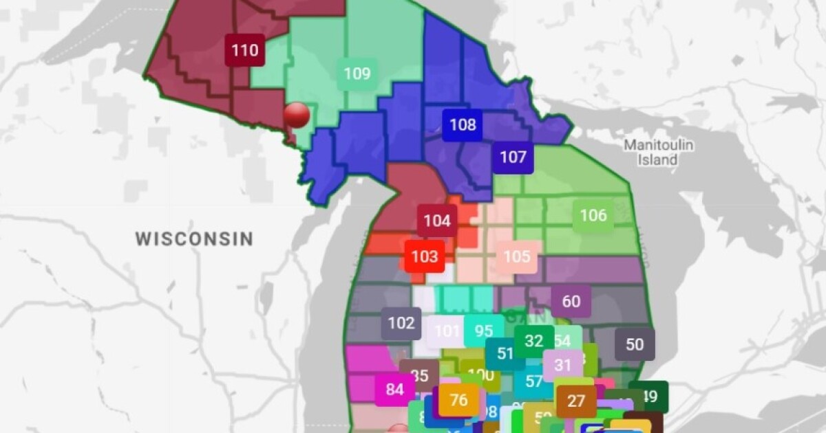 Political Map Of Michigan Michigan Supreme Court Hears Arguments About Lack Of Majority-Black  Districts In Political Maps