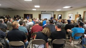 More than 100 people attended a meeting at the Stella Town Hall on Wednesday, October 1, 2025. State and federal officials gave an update on the PFAS contamination that's impacting the area.
