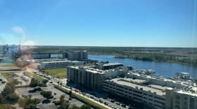 The penthouse view from the Skyline Center.