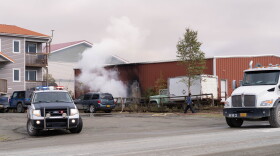 Firefighters respond to a vehicle and structure fire on 3rd Ave. near Watson's Corner in Bethel on September 12, 2026.