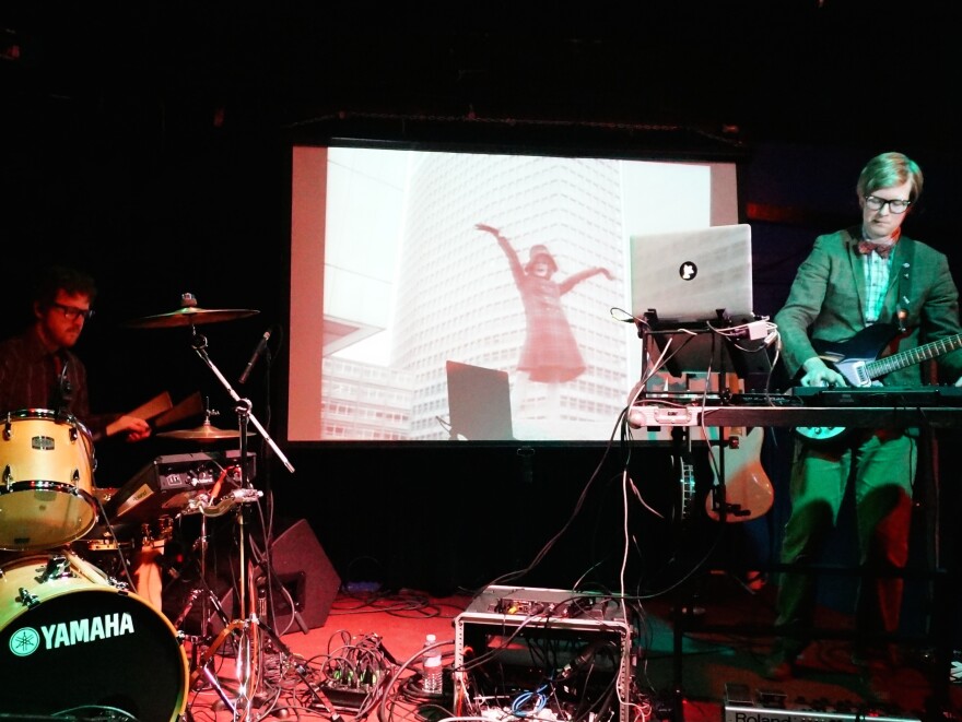 Public Service Broadcasting performing at the Black Cat in Washington, D.C.