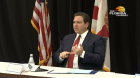 Gov. Ron DeSantis. Screenshot: The Florida Channel