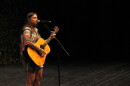Diane Wegner, from Omaha, Nebraska, soundchecks her Recovery Idol performance. She performed a mashup of "Holy Water" by We the Kingdom and "What's Up?" by 4 Non Blondes.