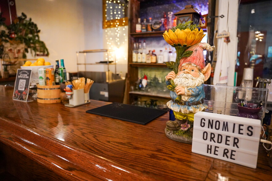 Gnomies, a cafe, dry bar, board game lounge, and art class venue opened in Concord this summer. 