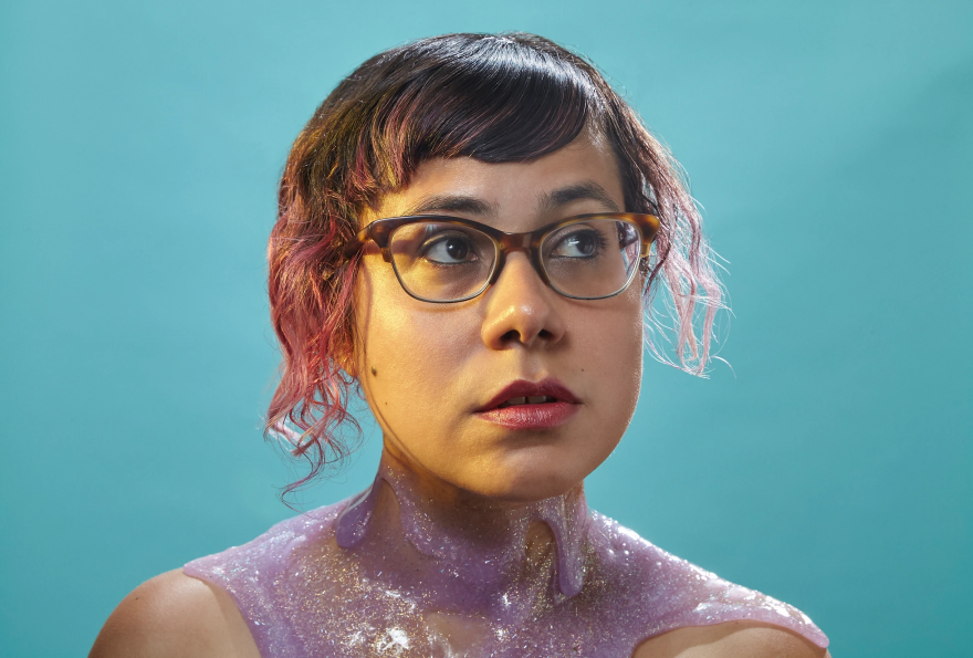 Photo: composer Angélica Negrón.