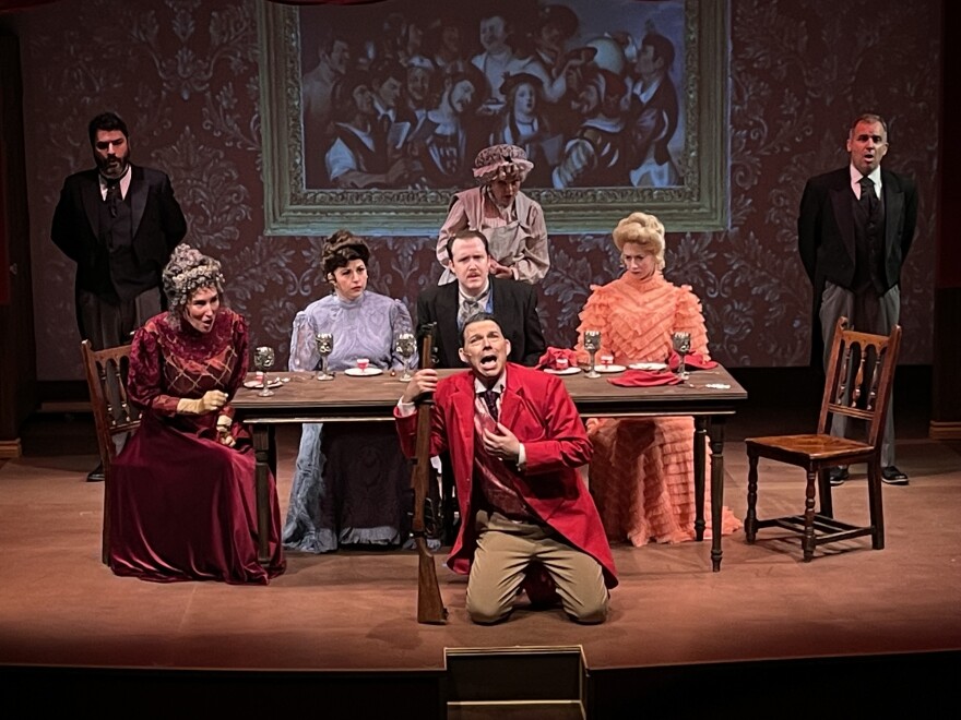 Only eight actors play dozens of characters in MusicalFare's A GENTLEMAN'S GUIDE TO LOVE AND MURDER