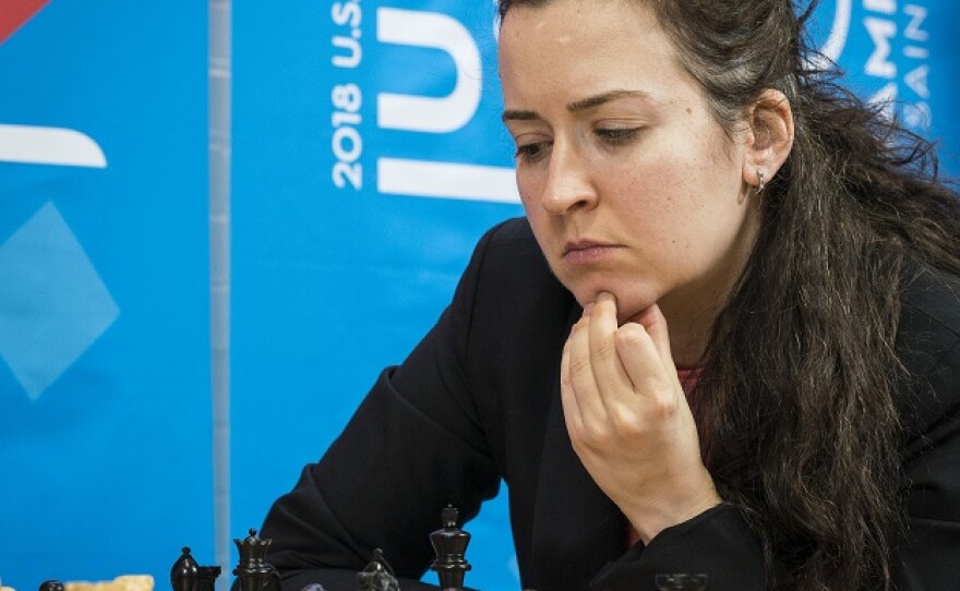 Born in Ukraine, American contender Irina Krush has won the U.S. Women's Chess Championship seven times.