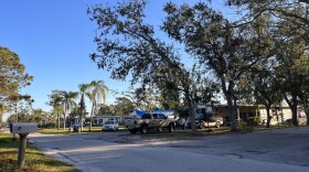 Houses that will eventually connect to a sewer system sit along Sherrill Lane in Estero.