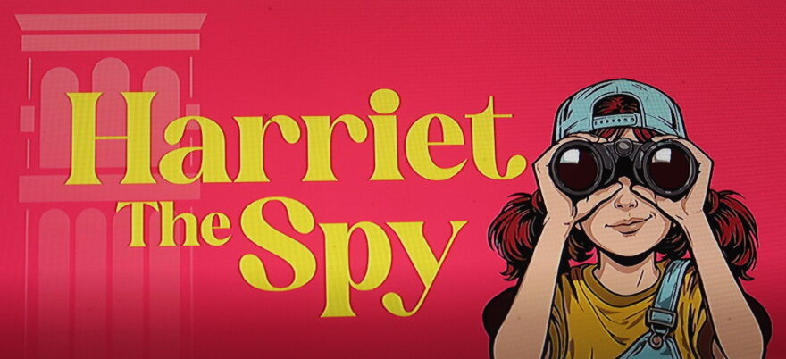 Venice Theatre graphic for 'Harriet the Spy'