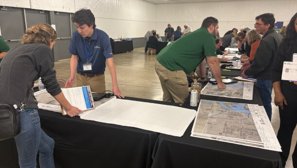 Residents gathered at the Clark County Fairgrounds Sept. 22 for a Grid Growth Ventures information meeting.