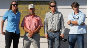 Expedition members Mallory Lykes Dimmitt, Elam Stoltzfus, Carlton Ward JR., & Joe Guthrie