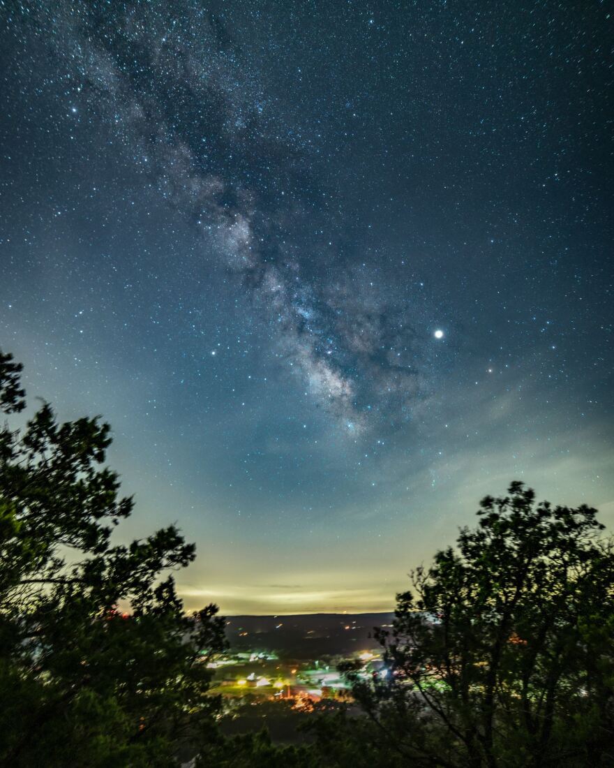 The night sky in Wimberley, TX.