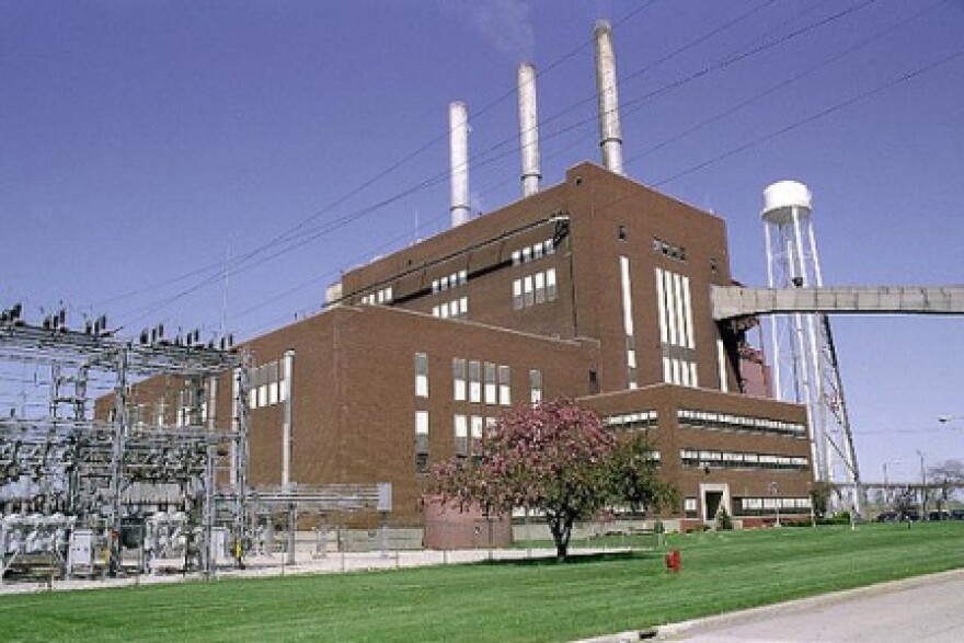 The J.R. Whiting Generating Complex, a coal plant in Erie, MI.