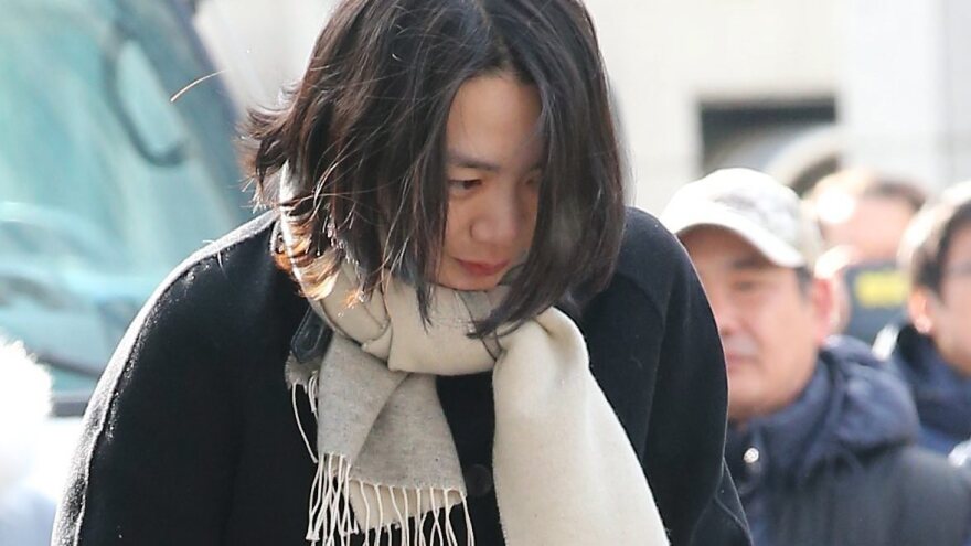 Cho Hyun-ah, former vice president of Korean Air, was sentenced to one year in prison for her behavior aboard an international flight. She's seen here in December.