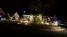 Candy Cane Lane in 2013 in Seattle's Ravenna neighborhood. 