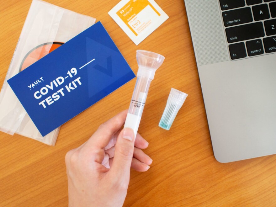 Telehealth company Vault Health has partnered with health departments in states like Minnesota to deploy at-home tests for the coronavirus to residents. Courtesy Hawaiian Airlines/Vault Health