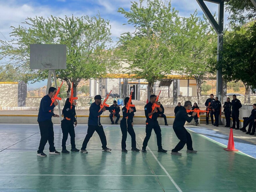 Sonoran officers receive training coordinated by the U.S. Embassy in Mexico.