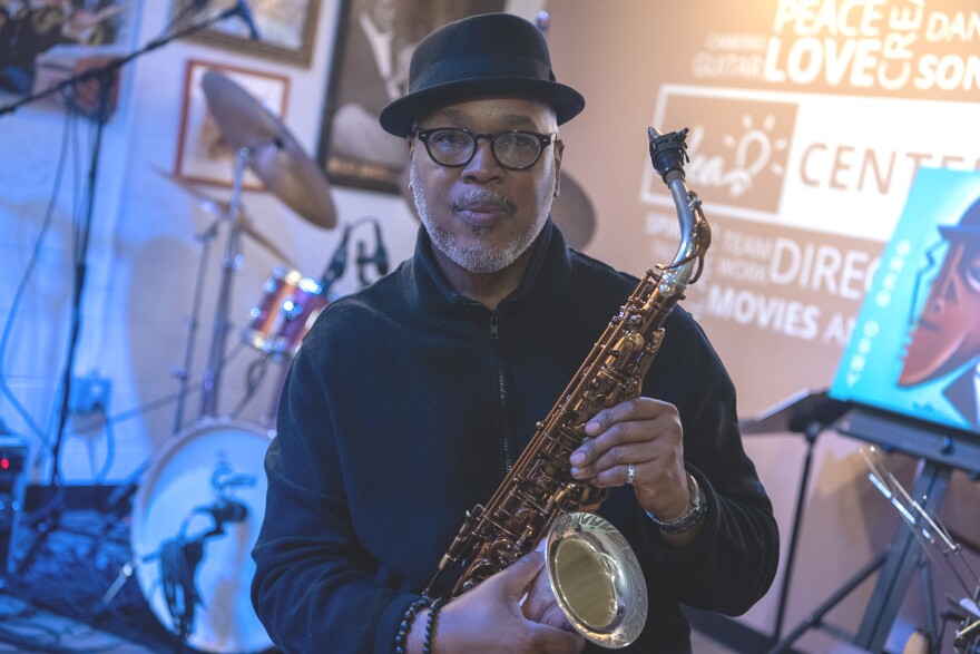 Alto saxophonist Greg Osby performing at the IDEA Center For The Arts in Camden, NJ on Oct. 7, 2023.
