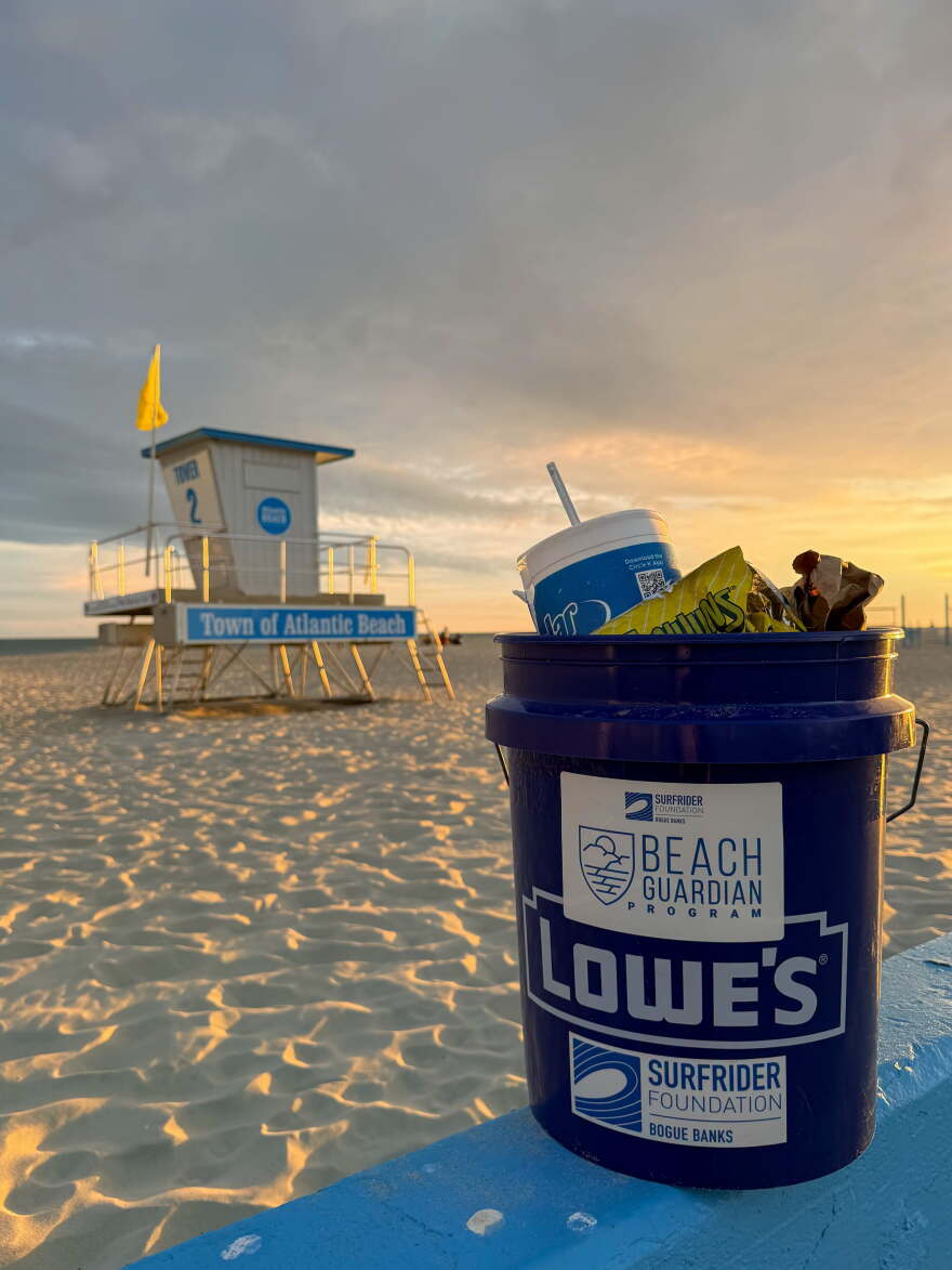 Volunteers on the Crystal Coast successfully removed dozens of pounds of litter during a weekend beach sweep.