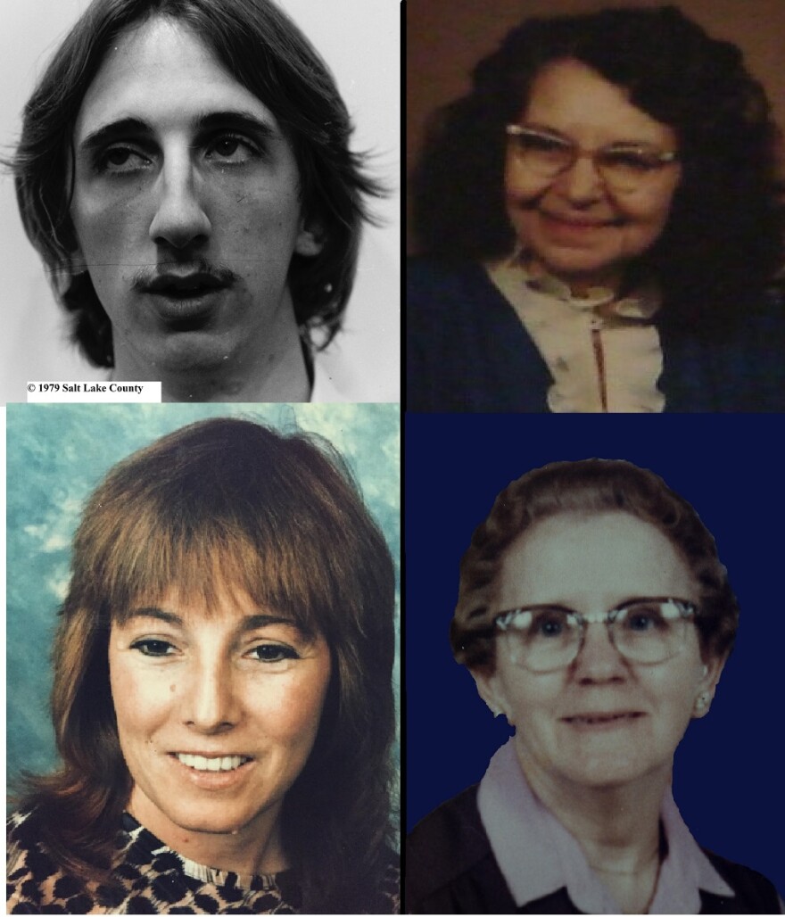 (Clockwise, from top L): John Charles Bolsinger; Gladys Hensley; Geraldine Toohey; and Janice Dickinson