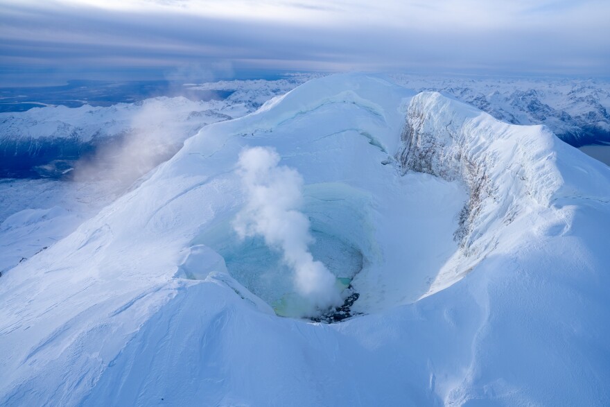 Mount Spurr volcano outside of Anchorage in the Cook Inlet area has been on a "yellow" advisory status for months and is expected to erupt in the coming weeks.