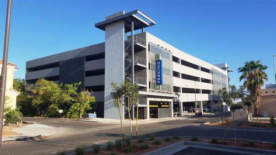 The Overstreet Parking Garage in downtown Chandler.